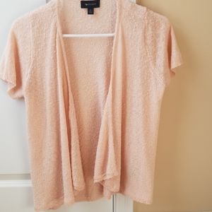 Womens AB Studio Light Pink Cardigan
